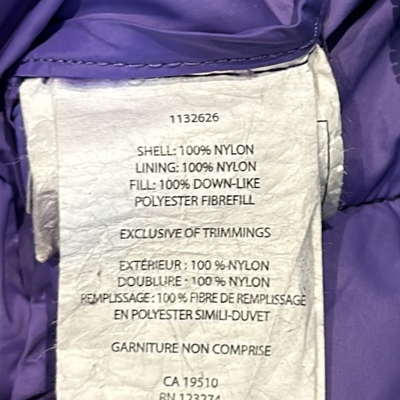Paradox Purple Puffer Lightweight Winter Jacket - Picture 11 of 14